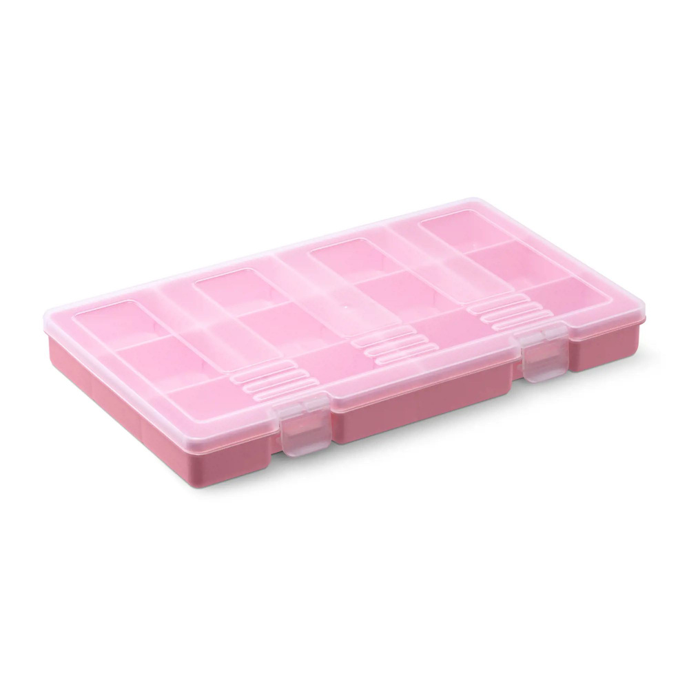 Органайзер для хранения Фолди 31x19x3.6см пластик цвет розовый  #1