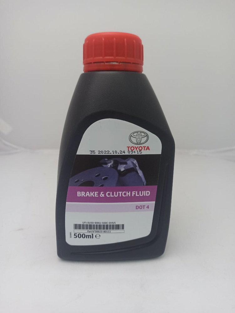 Тормозная жидкость для "TOYOTA" Brake & Clutch Fluid DOT-4 (0,5 л.) #1