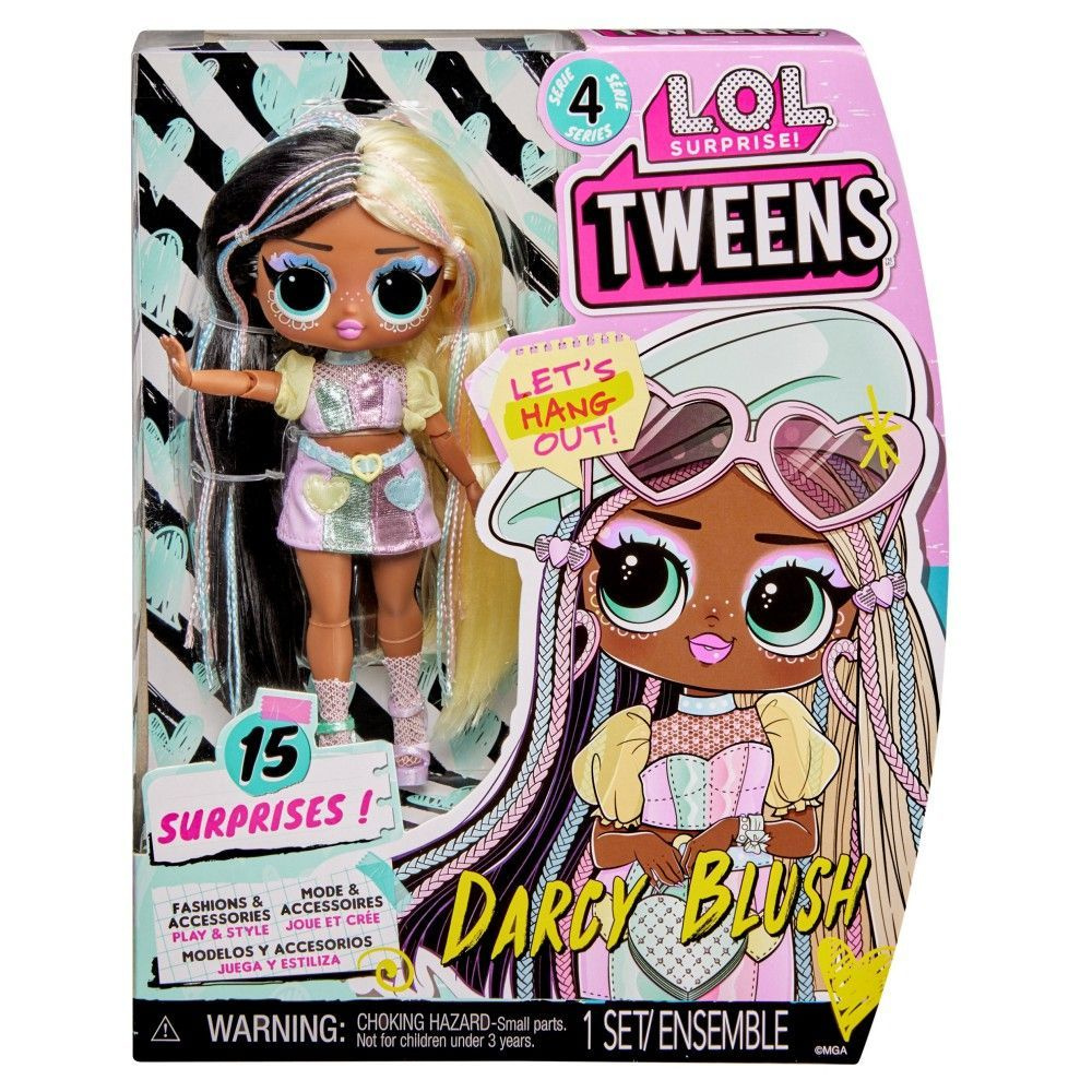 Кукла для девочки лол оригинал L.O.L. Surprise! Tweens серия 4 Darcy Blush  #1