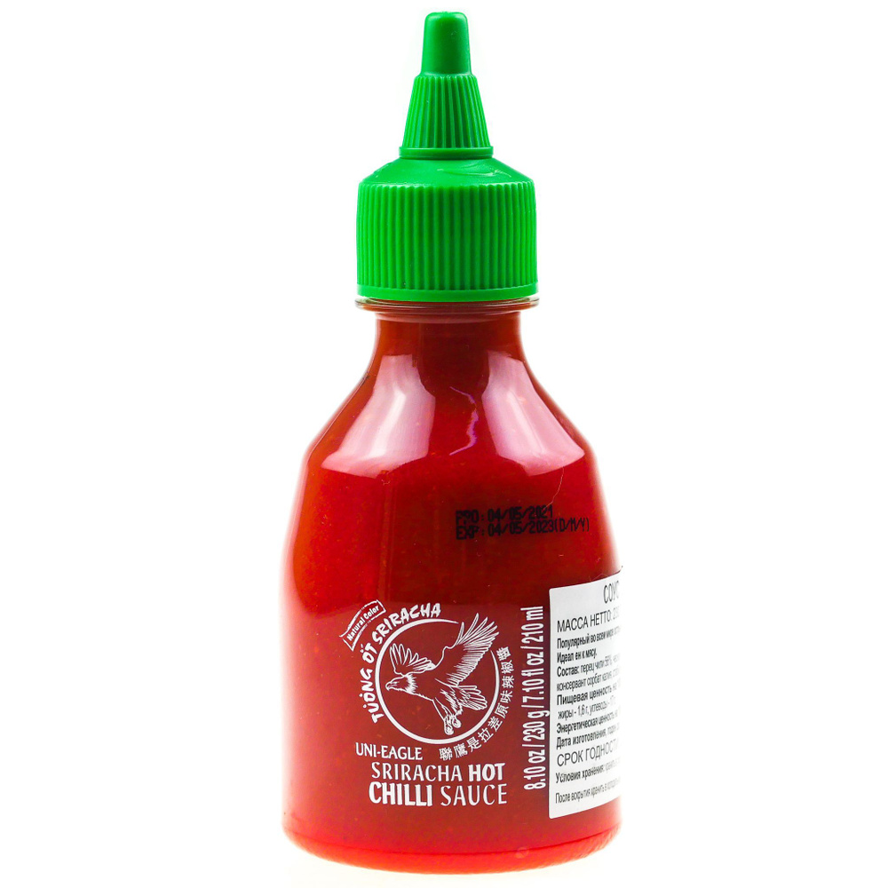 Соус Шрирача Sriracha Uni-Eagle с перцем чили 56%, 230 г #1