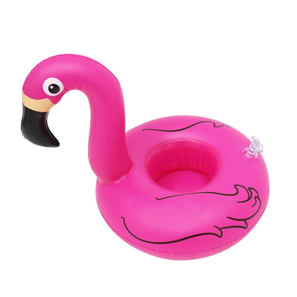 Игрушка надувная фламинго , подстаканник для напитков, пляжный  #1