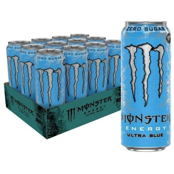 Энергетический напиток Monster Ultra Blue Монстер Ультра Блю, 12 шт * 500 мл, Ирландия  #1