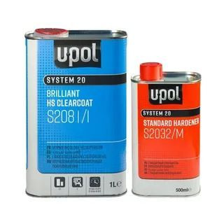 Акриловый лак U-POL HS Brilliant ClearCoat 2:1 S2081 1 л. + отв. S2032 500 мл. #1