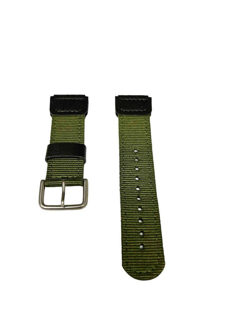 Ремешок для часов текстильный тканевый стропа. зеленый. 20 мм.  #1