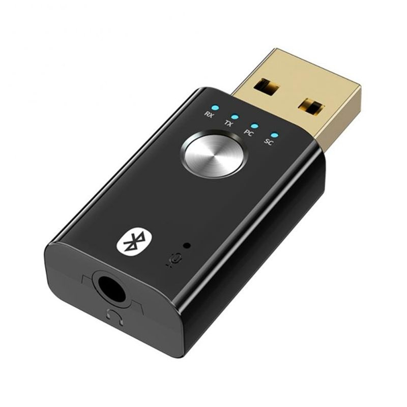 4 в 1 беспроводной USB блютус 5,0 3,5 мм разъем AUX BT аудио приемник ...