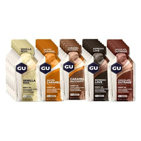 Энергетический гель GU ENERGY GU ORIGINAL ENERGY GEL Микс, 20 x 32 г (5 вкусов)  #1