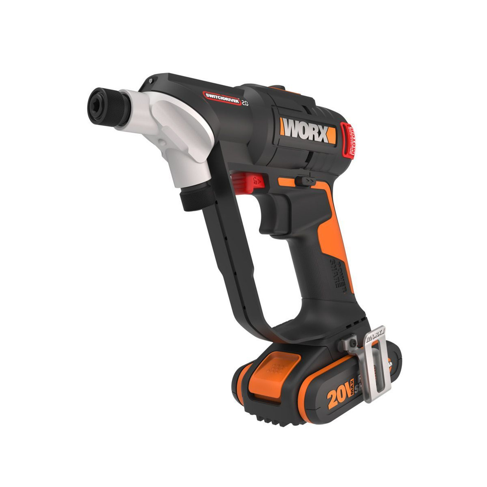 Дрель-шуруповерт аккумуляторная бесщёточная WORX Switchdriver 2.0 WX177, 50Нм, 20В, 2Ач x1, кейс  #1