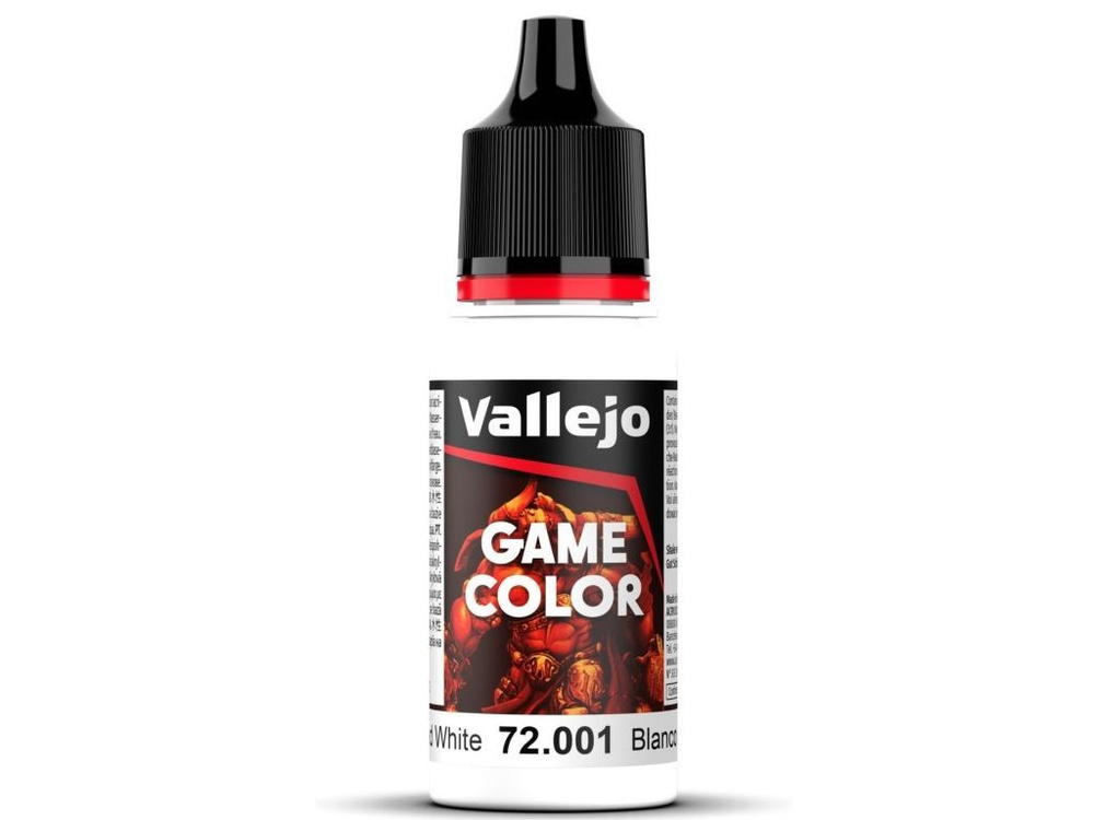 Краска Vallejo 72001 Game Color Dead White (мертвенный белый) #1