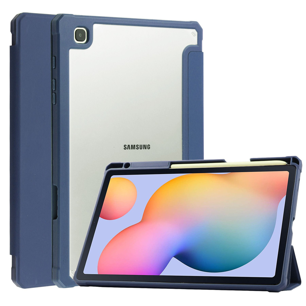 Ультра-тонкий чехол-обложка для Samsung Galaxy Tab S6 Lite 10.4 SM-P619 (2022) с дизайном Smart Case #1