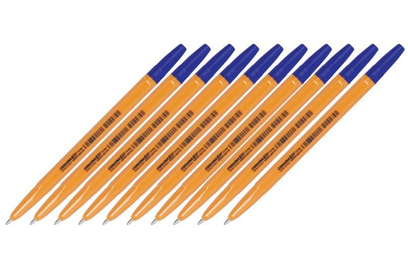 Ручка шариковая 10 шт CORVINA 51 Vintage синяя 1,0мм #1