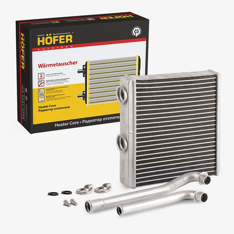 HOFER Радиатор отопителя салона, арт. HF 730 263, 1 шт. #1