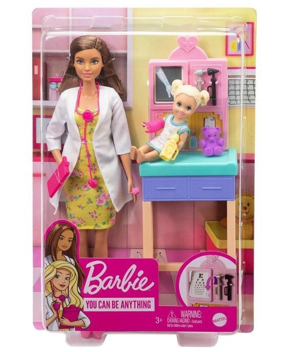 Набор игровой Barbie GTN52 Кукла Профессии Педиатр #1