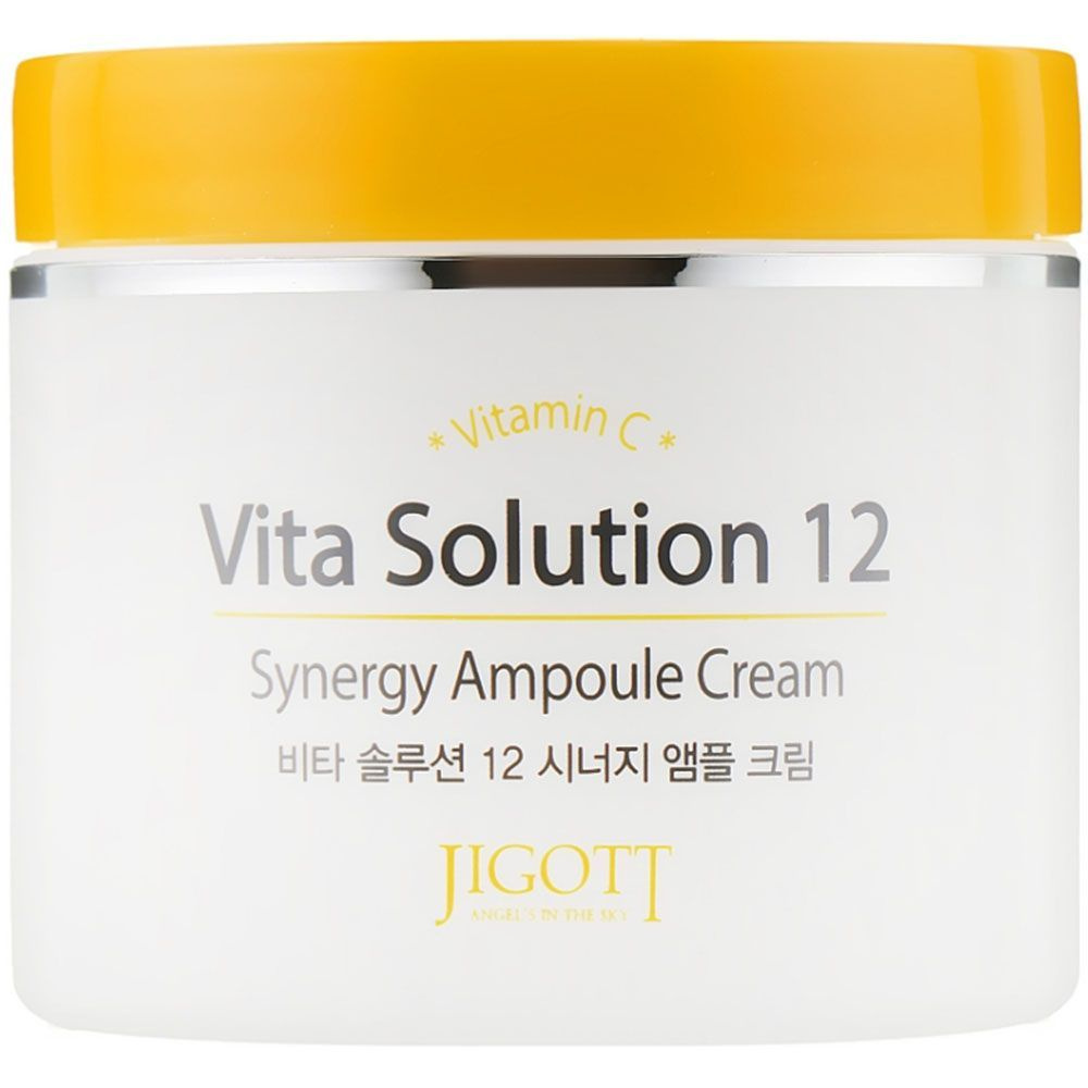 Jigott Витаминный ампульный крем Vita Solution 12 Synergy Ampoule Cream 100 мл  #1