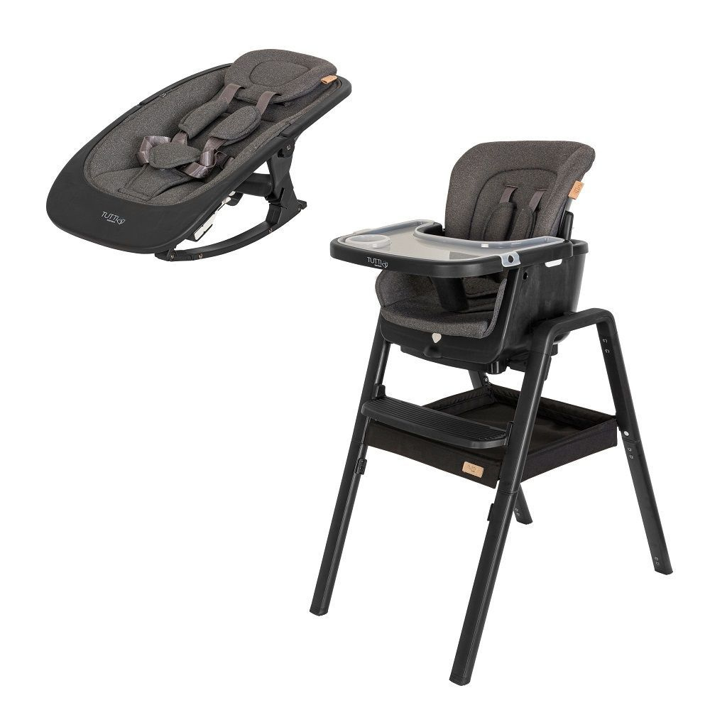 Стул для кормления Tutti Bambini High chair NOVA Complete Black/Black 611010/9999B #1