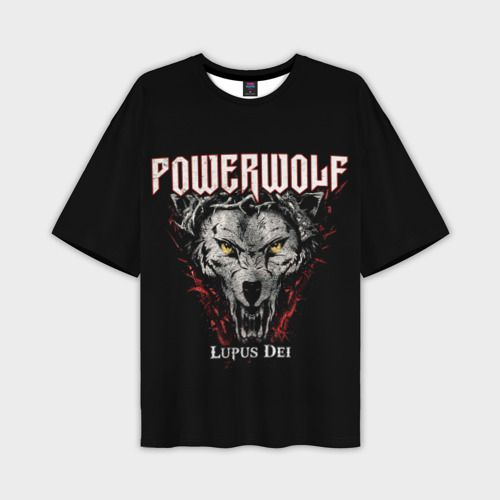 Футболка Vsemayki oversize oversize 3D Powerwolf #1