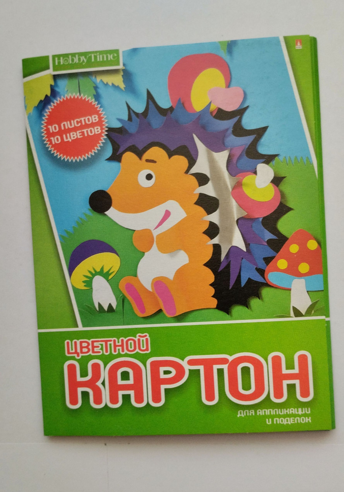 Hobby Time Картон A5 (14.8 × 21 см), количество листов: 10 #1