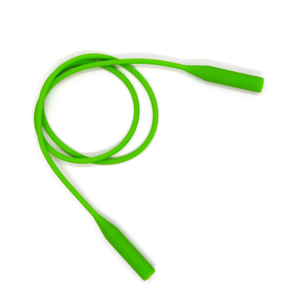 Шнурок держатель для очков силиконовый 50см, цвет зеленый  #1