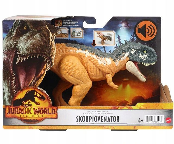 Jurassic World Рычащий динозавр Скорпиовенатор HDX37 #1