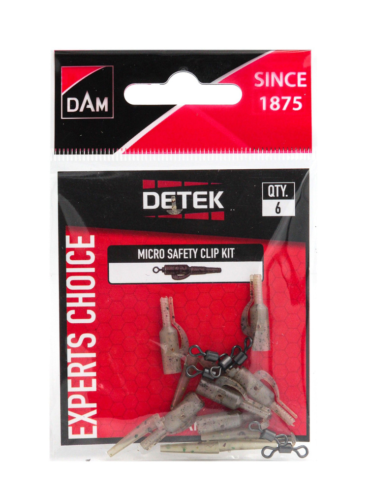 Набор DAM Detek безопасная клипса microsafety clip kit #1