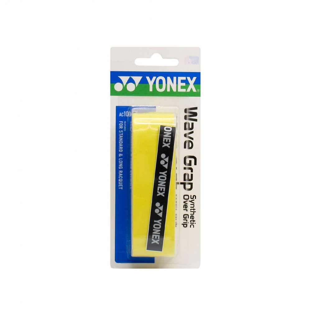 Обмотка для ручки ракетки Yonex Overgrip Wave Grap x1, Yellow #1