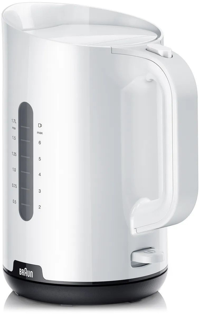 Чайник электрический Braun WK1100WH белый, объём 1.7л, мощность 2200Вт, материал корпуса: пластик  #1