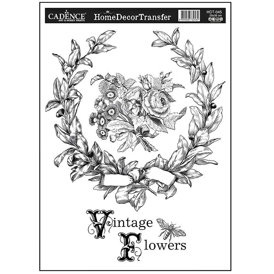 Трансфер универсальный Cadence Home Decor Transfer 25х35см. HDT-045 #1