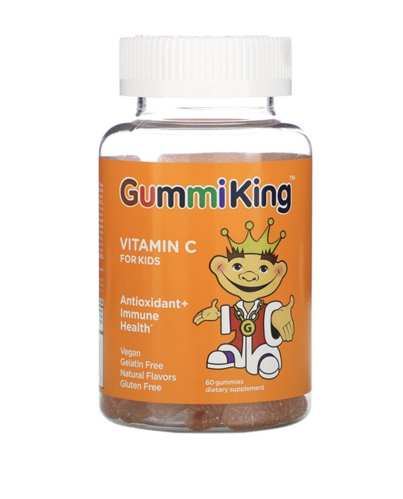 GummiKing, витамин C для детей, 60 жевательных таблеток #1