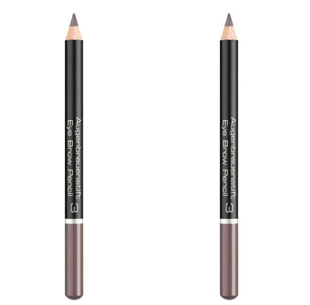 Artdeco Карандаш для бровей Eye Brow Pencil #03 soft brown. 2шт #1