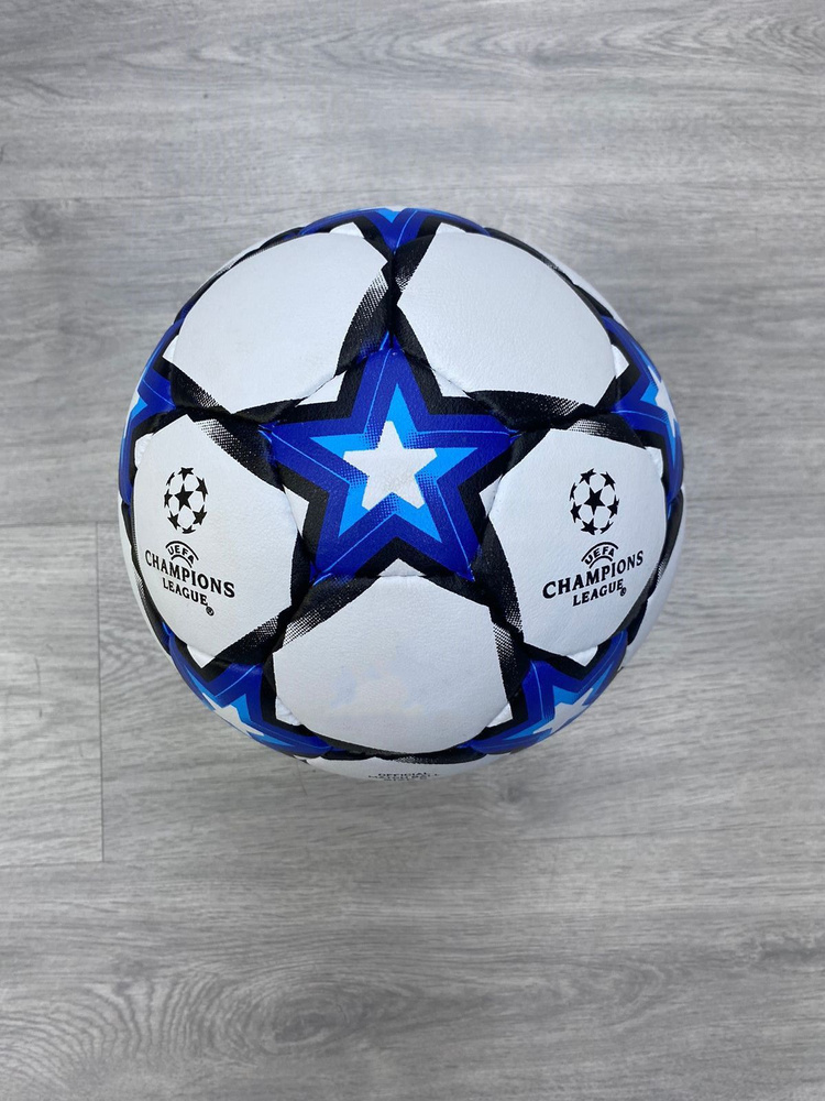 Футбольный мяч Лига Чемпионов, 5 размер, белый, синий #1