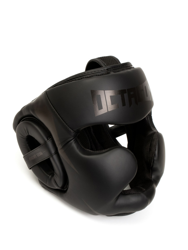 Боксерский шлем Octagon Storm, XL, обхват 58-60 см, черный #1