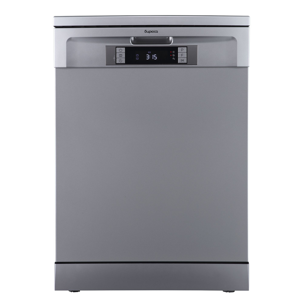 Бирюса Посудомоечная машина DWF-614/6 M, серый металлик #1