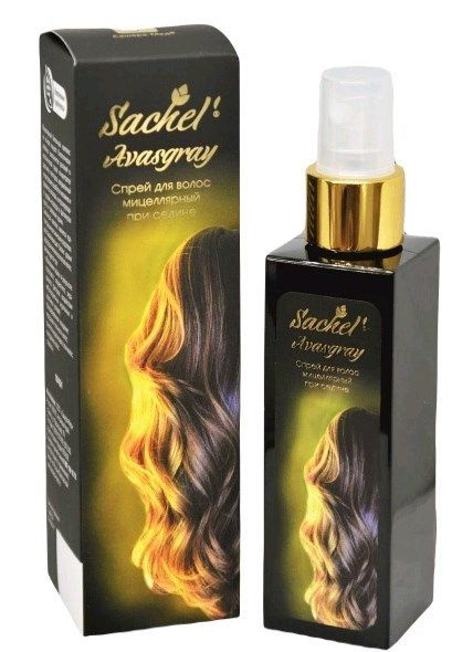 Сашель Avasgray мицеллярный спрей для волос при седине Сашера-Мед 100мл  #1
