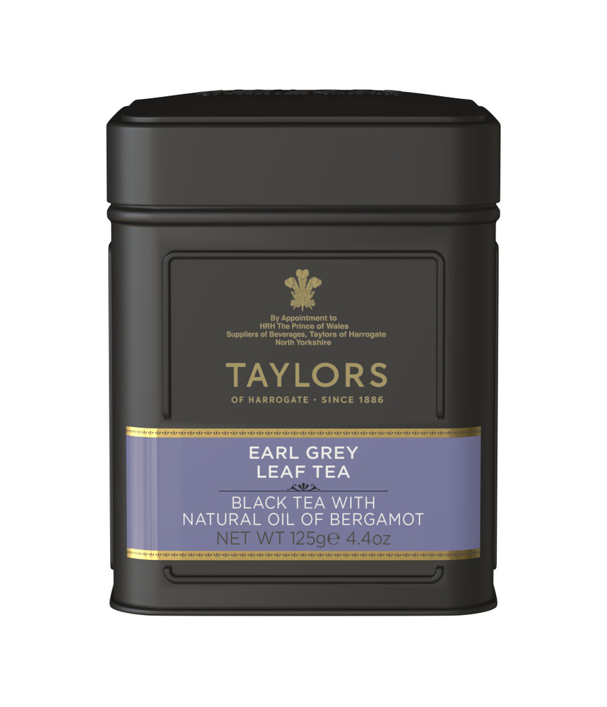 чай черный листовой Эрл Грей с ароматом бергамота 125г ТМ Taylors  #1