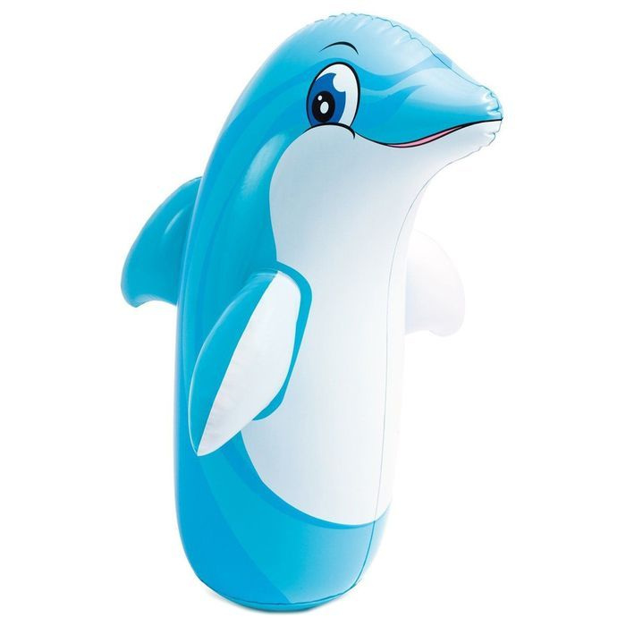 Надувная игрушка неваляшка "Дельфин" Intex от 3-х лет/ 44669NP #1