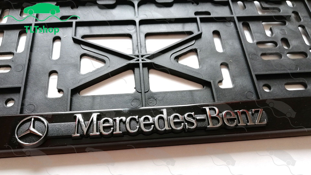 Рамка для номера - для автомобилей Mercedes-Benz Мерседес, 1 шт  #1