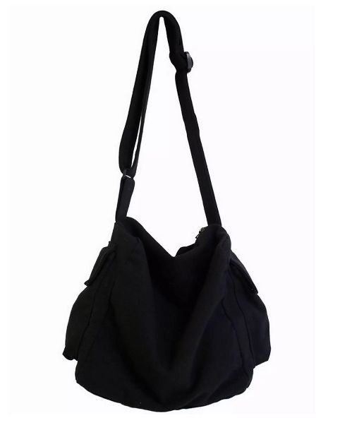 Сумка женская MalletteM сумка спортивная, тканевая, черная #1