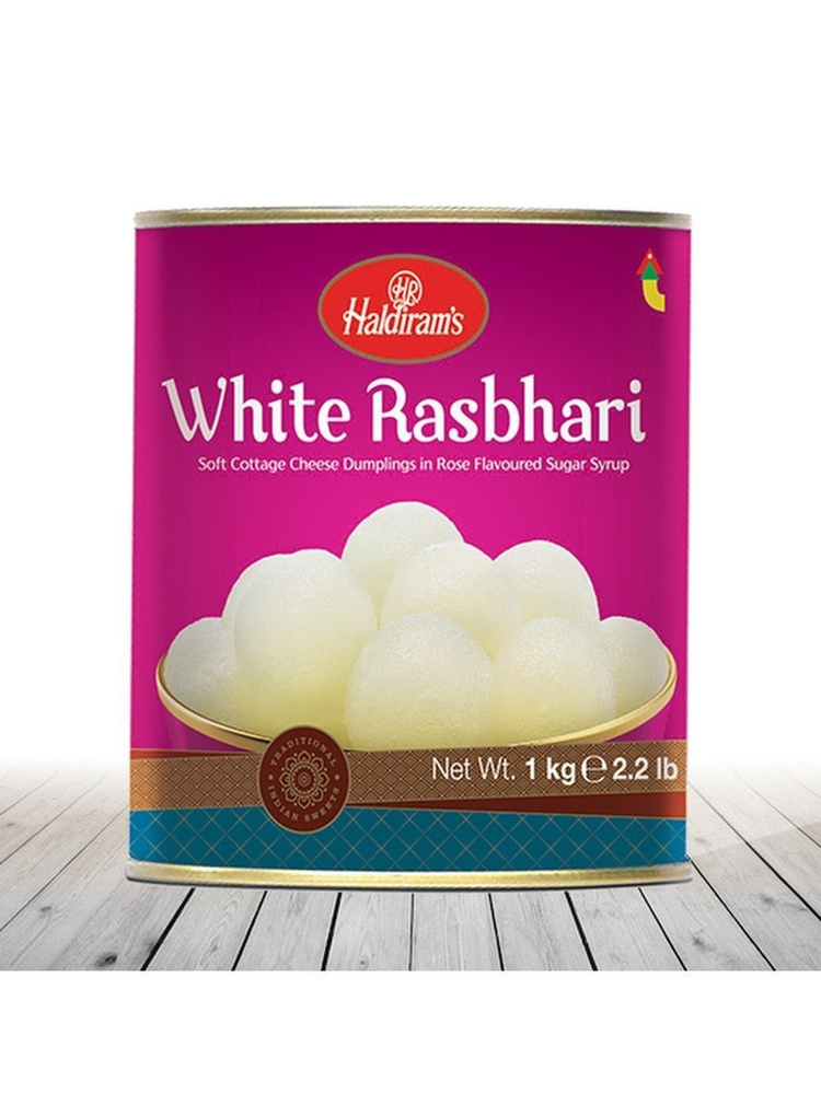 Haldirams WHITE RASBHARI - Клецки из творога 1 кг #1