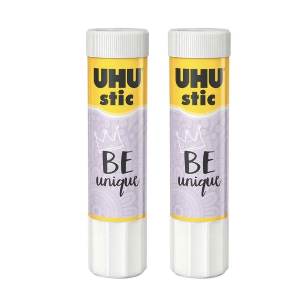 Клей-карандаш UHU Stic Pastel белый, 21 г х 2 шт #1