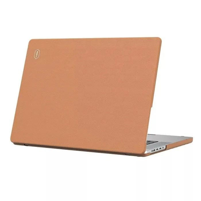 Чехол для ноутбука WiWU Leather Shield Case для Macbook Pro 14.2" 2021 Brown #1