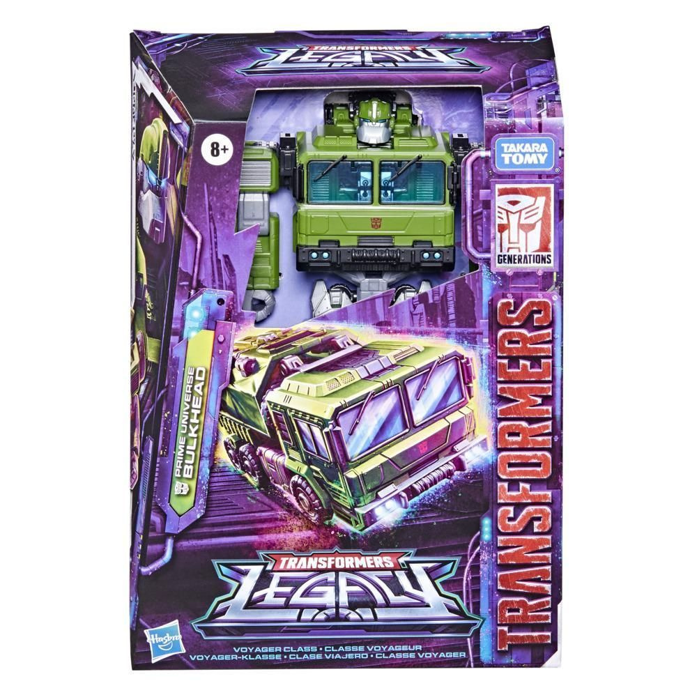 Трансформеры игрушки Hasbro Transformers Generations Legacy Voyager Class Prime Universe Bulkhead (17.8cm) #1