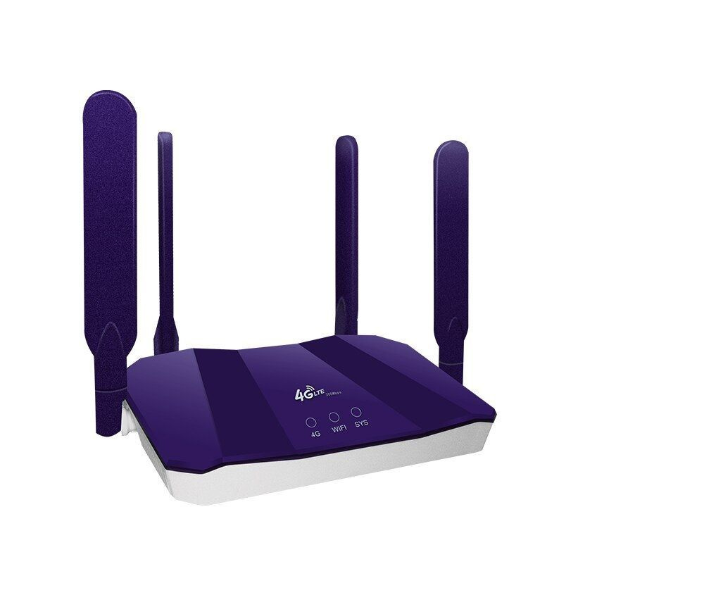 Роутер TIANJIE 4G WIFI + СИМ КАРТА В ПОДАРОК! 4 ВНЕШНИЕ АНТЕННЫ! ДЛЯ ...