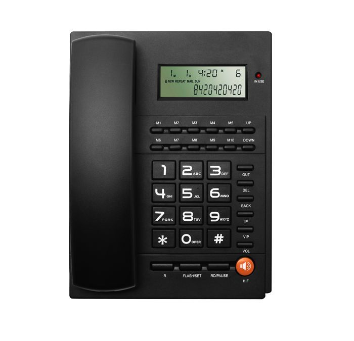 Проводной телефон RITMIX RT-420 black #1