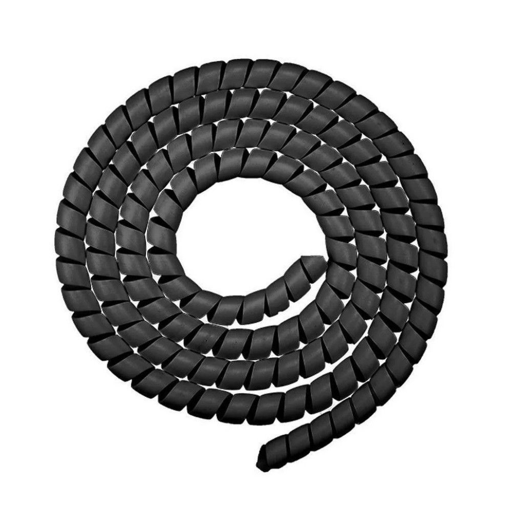 Спиральная обмотка для защиты проводов и оплетка кабеля техники электросамокатов мотоциклов, 8 мм (спиральная) #1