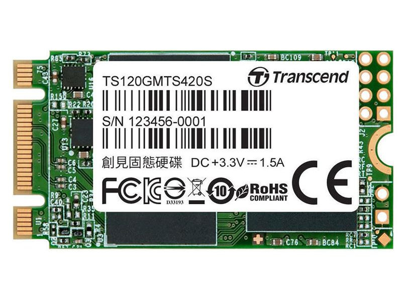 Transcend 120 ГБ Внутренний SSD-диск MTS420 (TS120GMTS420S) #1