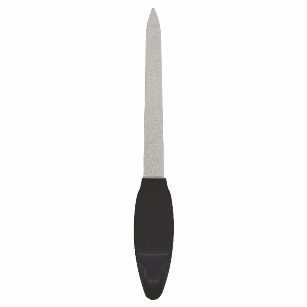 Trendy Пилочка для ногтей металлическая SN-3F с овальной ручкой, средняя  #1