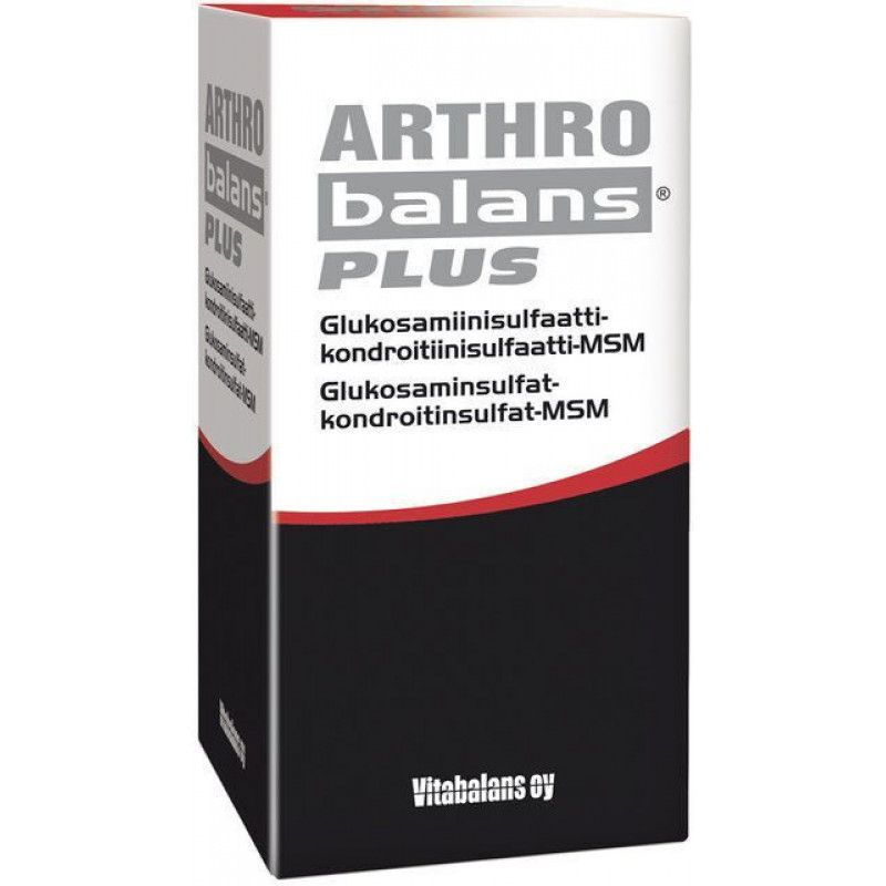 Arthro Balans Plus Vitabalans, Артро Баланс Плюс, глюкозамин, хондроитин, 50 таблеток  #1