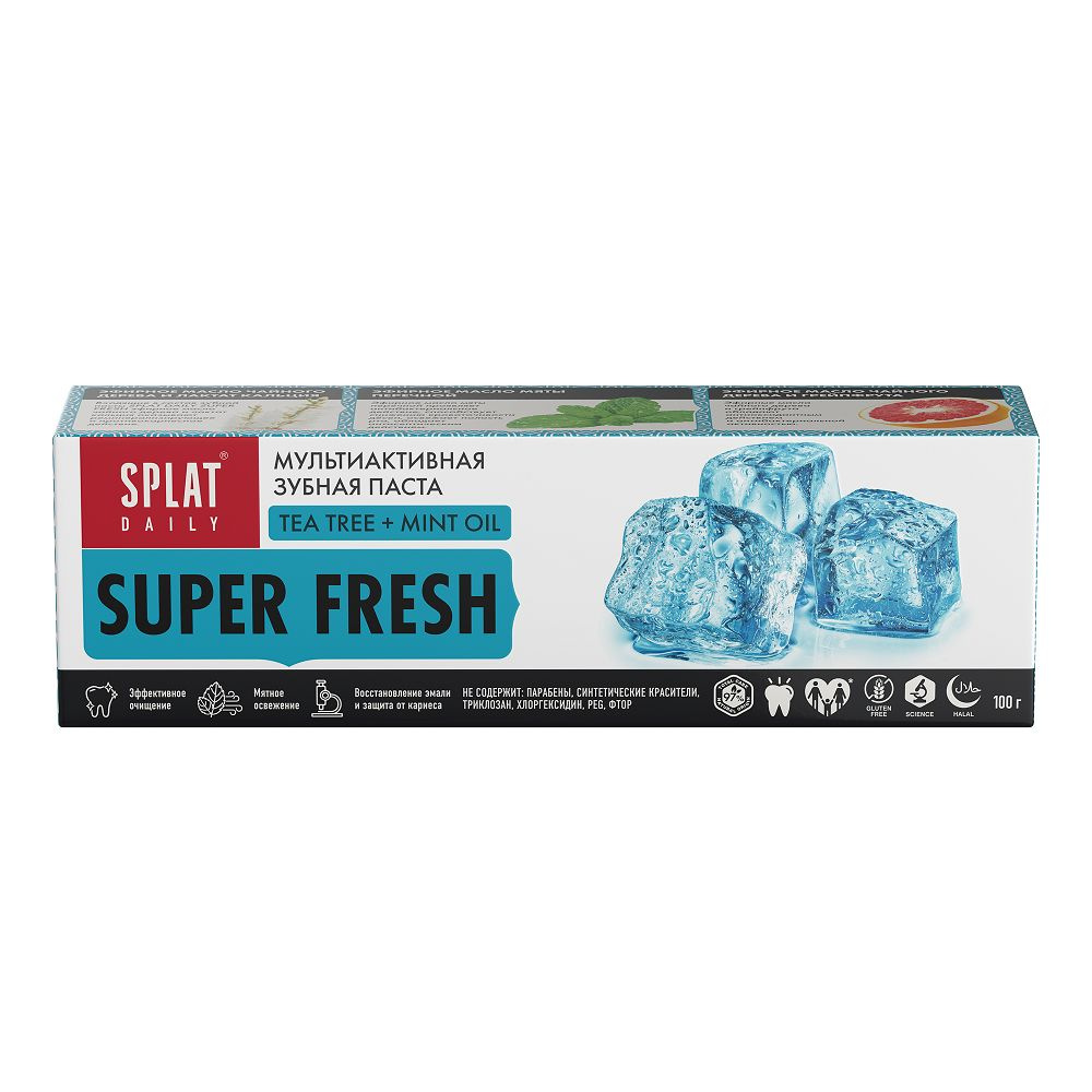 Зубная паста SPLAT Daily Super Fresh Суперсвежесть, 100г #1