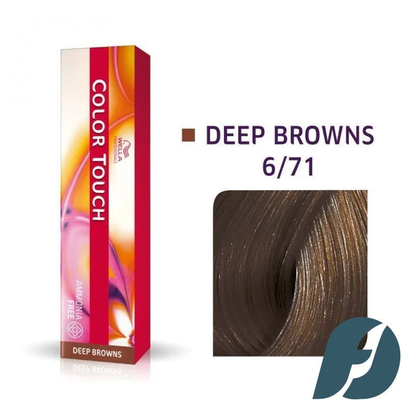 Wella Professionals Color Touch 6/71 интенсивное тонирование для волос королевский соболь, 60мл  #1