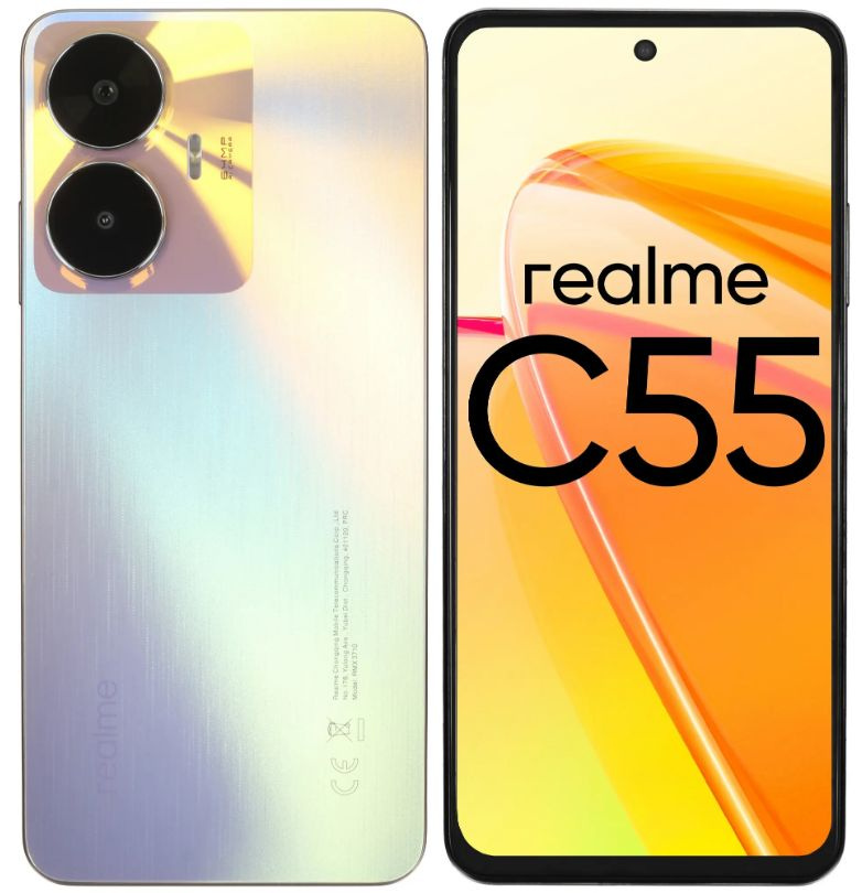 realme Смартфон C55 128 ГБ (6056440) 6/128 ГБ, золотой #1