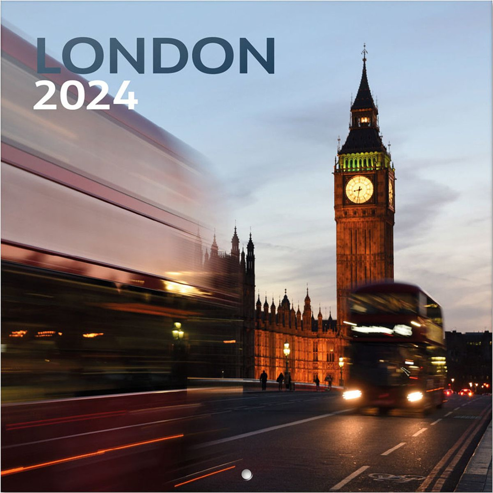 London. Лондон. Календарь настенный на 2024 год (300х300) #1